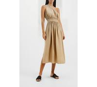 French Connection Faron Midi One Shoulder Dress Brown Talla: 6 | Vestidos Midi Outlet | Mujer | Marrón
