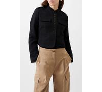 French Connection Felice Tweed Military Jacket Blackout Talla: XL | Cazadoras Cropped Outlet | Mujer | Negro