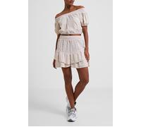 French Connection Filippa Cot Poplin Off Shld Tp Brown Talla: L | Blusas Outlet | Mujer | Marrón