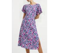 French Connection Fotini Eco Delphine Cut-out Back Midi Dress Placid Blue Talla: 6 | Vestidos Midi Outlet | Mujer | Azul