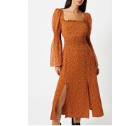 French Connection Francine Callie Dp Smck Middrs Leather Brown Multi Talla: L | Outlet | Mujer | Marrón