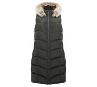 French Connection Fur Chev Mix Gilet M Khaki Talla: XS | Chaquetas Outlet | Mujer | Marrón