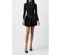 French Connection Ilsa Pleated Mini Skirt Blackout Talla: 14 | Mini Faldas Outlet | Mujer | Negro