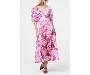 French Connection Isla Odette Twist Neck Tea Drs Violet Pink Multi Talla: 10 | Vestidos Maxi Outlet | Mujer | Rosa