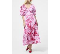 FRENCH CONNECTION Vestido 'ISLA ODETTE' lila / rojo 38 lila / rojo
