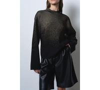 French Connection Kady Glitter Ombre Jumper Black Gold Talla: XS | Manga Larga Outlet | Mujer | Negro