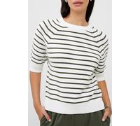 French Connection Lily Mozart Stripe Short Su White/olive Night Talla: L | Jerséis de punto Outlet | Mujer | Negro