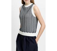 French Connection London Slvlss Jumper Cream/navy Talla: XL | Camisetas de Tirantes Outlet | Mujer | Blanco