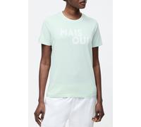 French Connection Mais Oui Graphic T-shirt Subtle Green/white Talla: L | Camisetas de Seda Outlet | Mujer | Verde