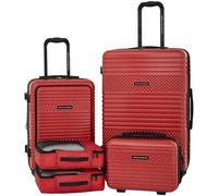 French Connection Mersai - Juego de 5 Maletas de Viaje, Cayena