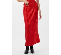 French Connection Moira Pleated Skirt Scarlet Red Talla: S | Faldas Maxi Outlet | Mujer | Rojo