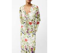 French Connection Monica Hallie Crinkle Blouse White Multi Talla: 6 | Blusas Outlet | Mujer | Blanco