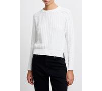French Connection Mozart Popcorn Cable Jumper Winter White Talla: L | Jerséis de Punto Outlet | Mujer | Blanco