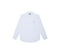 French Connection Oxford L/s T White/marine Talla: XS | Camisas Casuales Outlet | Hombre | Blanco
