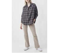 French Connection Panita Org Check Pop Ovr Shirt Medium/dark Check Mx Talla: S | Blusas Outlet | Mujer