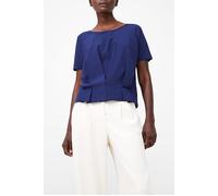 French Connection Pleat Hem Boxy Dk Navy Talla: 12 | Blusas Outlet | Mujer | Azul