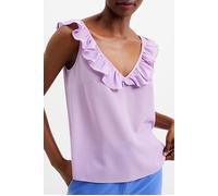 French Connection Recycled Crepe Slvless Cami Purple Talla: XS | Camisetas de Tirantes Outlet | Mujer | Púrpura