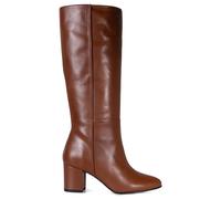 French Connection Renzo Leather Knee High Boot Brown Talla: 36 | Botas Outlet | Mujer | Marrón