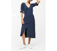 French Connection Spot Button Through Midi Dress Midnight/summer Wht Talla: 8 | Vestidos Midi Outlet | Mujer
