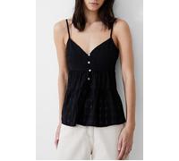 French Connection Strappy Panelled Cami Top Black Talla: 16 | Camisetas de Tirantes Outlet | Mujer | Negro