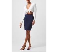 French Connection Street Twill Pencil Skrt Short Blue Talla: 10 | Outlet | Mujer | Azul