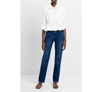 French Connection Tie Waist Top Ecru Talla: 8 | Blusas Outlet | Mujer | Marrón