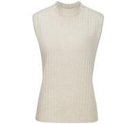 FRENCH CONNECTION Top de punto gris moteado XS-S gris moteado