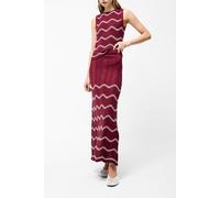 French Connection Trudy Crochet Skirt Summer Burgundy/summ Talla: M | Faldas Maxi Outlet | Mujer | Marrón