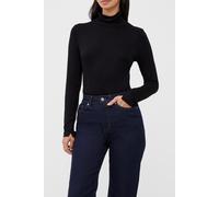 French Connection Venitia Jersey Split Cuff Top Black Talla: S | Manga Larga Outlet | Mujer | Negro