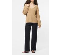 French Connection Vhari Knit Vneck Pullover Camel Talla: XS | Sudaderas con Capucha Outlet | Mujer | Marrón