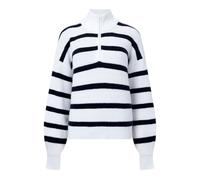 French Connection Vhari Stripe Rib 1/2 Zip Winter Wht/midnight Talla: XS | Outlet | Mujer |