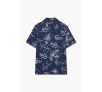 French Connection Viscose Floral Revere Ss Marine Talla: M | Camisas Casuales Outlet | Hombre