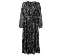 French Connection Winter Sheen Ls Rnd Nk Midi Dr Black Talla: 12 | Vestidos Midi Outlet | Mujer | Negro