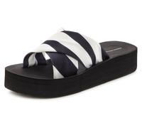 FRENCH CONNECTION Zapatos abiertos negro / blanco Mujer FRENCH CONNECTION 36 negro / blanco