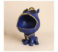 French Decorative Key Bowl, Desk Decoration Sculpture, Home Decor Key Bowl Decoration, For Decoration Hallway Living Room Storage Box,Blue E