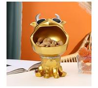 French Decorative Key Bowl, Desk Decoration Sculpture, Home Decor Key Bowl Decoration, For Decoration Hallway Living Room Storage Box,Gold E