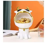 French Decorative Key Bowl, Desk Decoration Sculpture, Home Decor Key Bowl Decoration, For Decoration Hallway Living Room Storage Box,White E