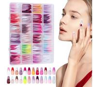 French False Nails, Fake French Nails, Stick On Nail, Full Cover Nail, Stick-on French Nails Set For Everyday Use, Parties, And Events, Providing Elegant And Sturdy Nail Coverage