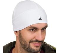 French Fitness Revolution - Gorro para Correr, Forro de Casco para el Running - Retención Térmica Óptima y Absorción de la Humedad - Ideal para Llevar Debajo del Casco - White