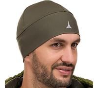 French Fitness Revolution - Gorro para Correr, Forro de Casco para el Running - Retención Térmica Óptima y Absorción de la Humedad - Ideal para Llevar Debajo del Casco - Khaki