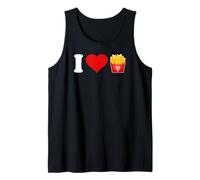 French Fries T-Shirt - I Love French Fries Camiseta sin Mangas