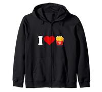 French Fries T-Shirt - I Love French Fries Sudadera con Capucha