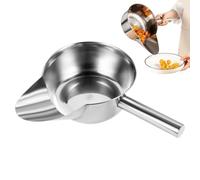 French Fry Scoop, palomitas de maíz de acero inoxidable, 29,4/24,2/7,9 pulgadas, mango ergonómico, herramienta de cocina comercial para teatro, escuela, cafetería, restaurante, plata