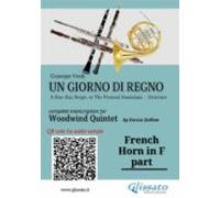 French Horn In F Part Of Un Giorno Di Regno For Woodwind Quintet (eboo