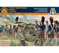 French Imperial Guardia Artillery Figura Plástico Kit 1:72 Modelo Italeri