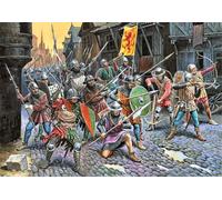 French Infantry 100 Years War Plástico Kit 1:72 Modelo Zvezda