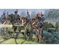 French Línea / Guardia Artillery 1:72 Figura Plástico Modelo Kit Italeri