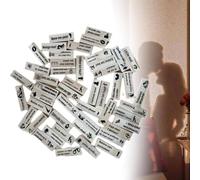 French Lust Tower - Juego de bloques de torre para adultos, juego de apilamiento de madera de 48 piezas para parejas, citas, noche, juego de bloques de madera para el día de San Valentín para novia,