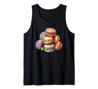 French Macaron Design Womens Baking Graphic For Mom Camiseta sin Mangas