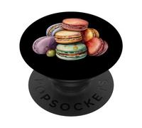 French Macaron Design Womens Baking Graphic For Mom PopSockets PopGrip Adhesivo